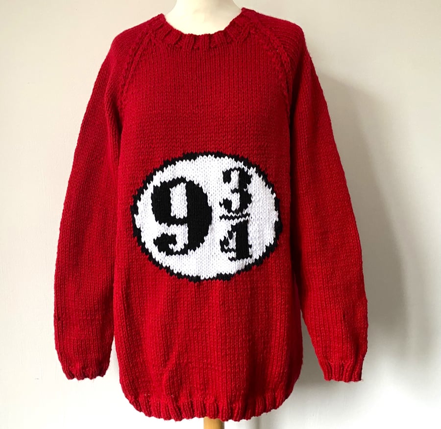 Hand Knitted HP Platform Jumper