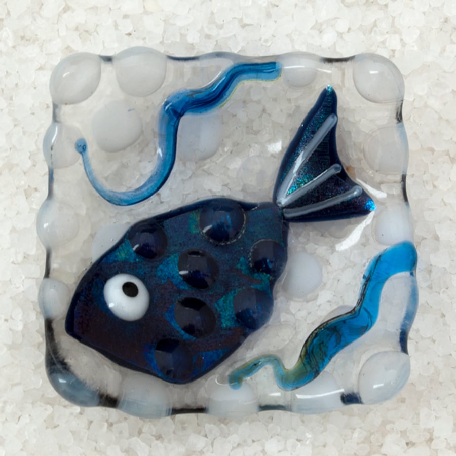 Fused Glass Little Fish Bowl