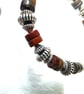  Handmade Beaded Natural Picasso Jasper Bracelet  - Image 6
