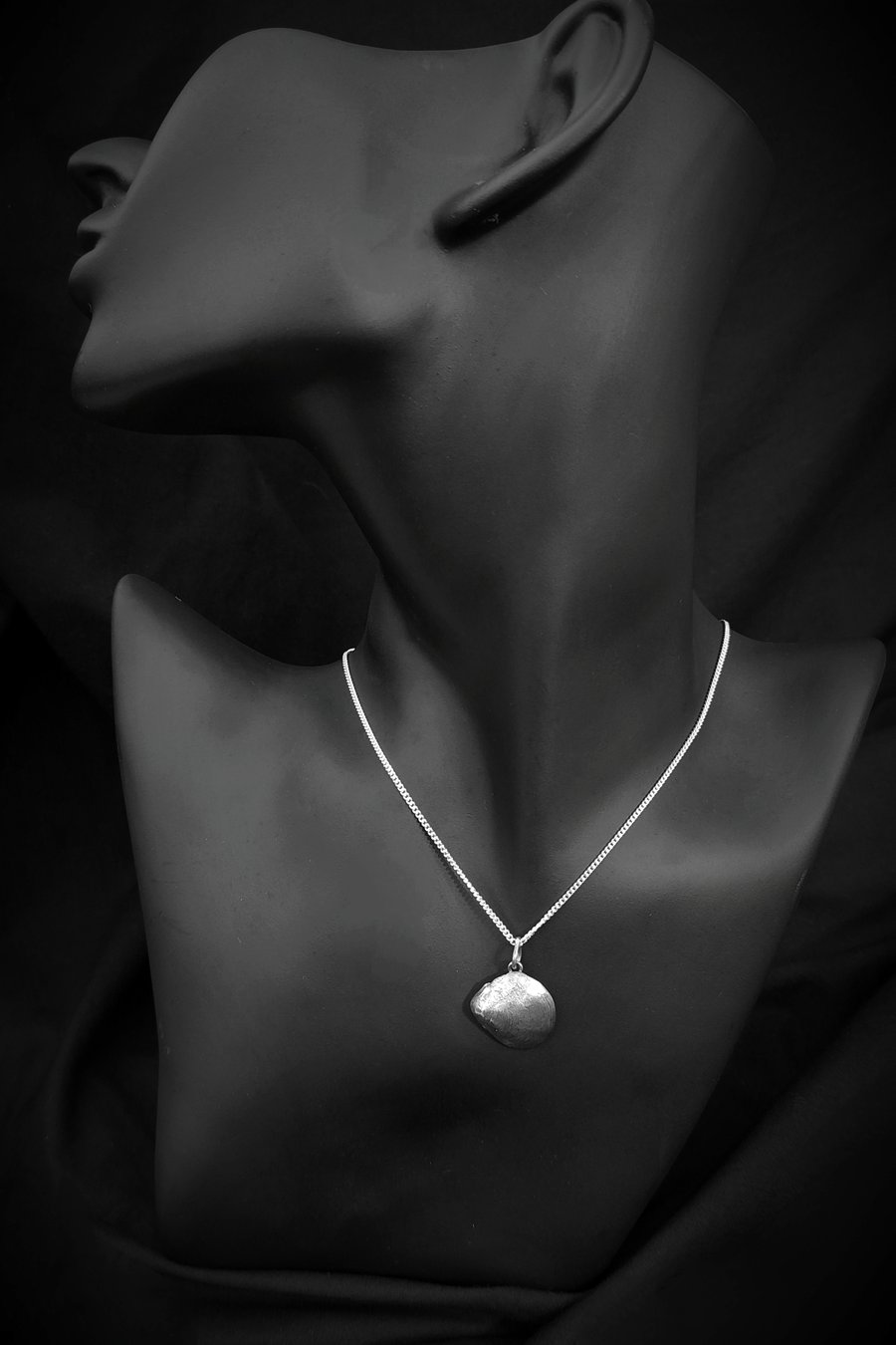 Sterling silver seashell pendant