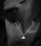 Sterling silver seashell pendant - Image 1