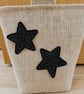 Handmade Jute Door Stop, Rustic Doorstop with Handle, Natural Fabric Door Stop,  - Image 3