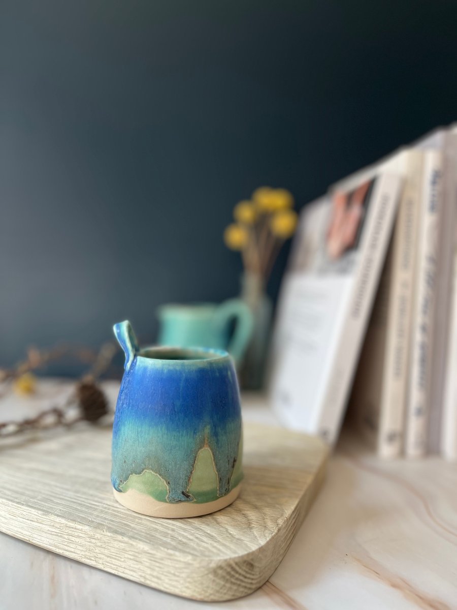 A Ceramic handmade sugar bowl - 01 Skyline - Summer Studio Sale 