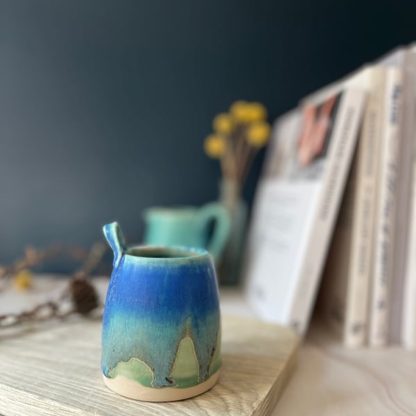 A Ceramic handmade sugar bowl - 01 Skyline - Summer Studio Sale 