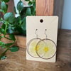 Pressed Flower Resin Earrings