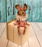 Spun Cotton Sitting Rabbit Pink - Image 7