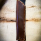 Leather Pen Holder for journals, free personalisation! 