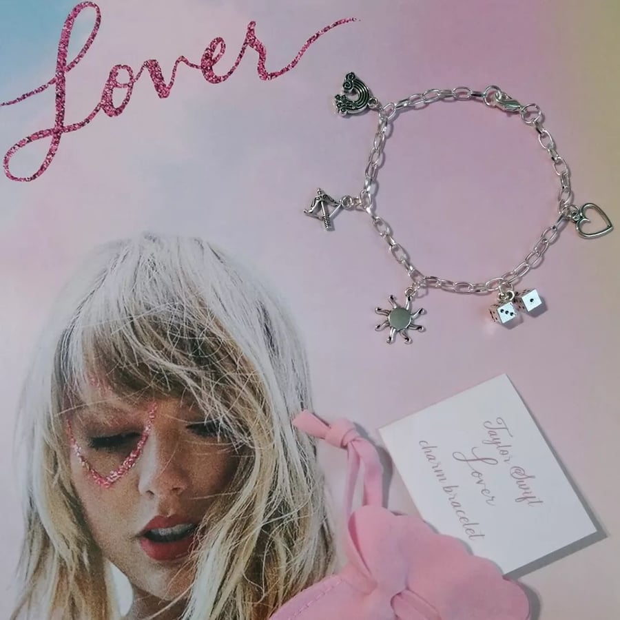 Lover Taylor Swift Charm Bracelet