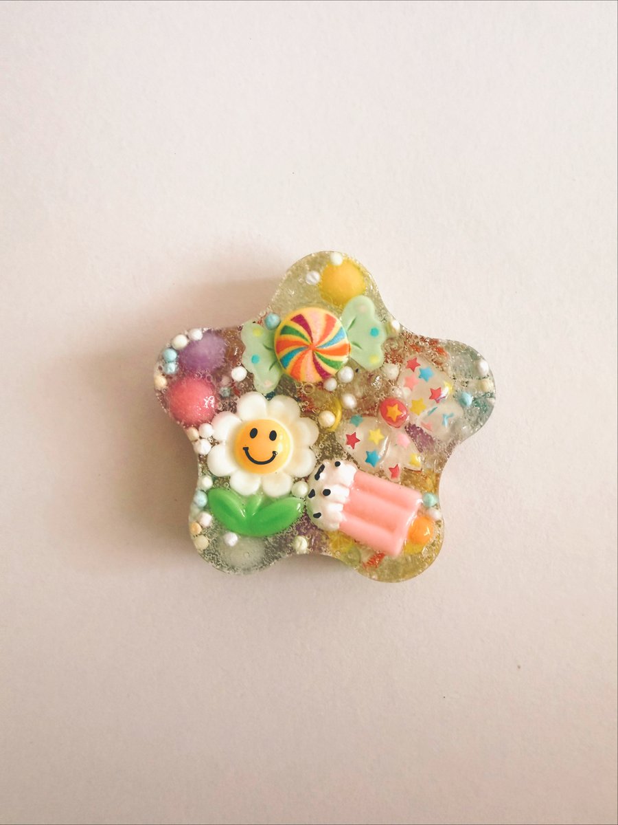 Junk Box Flower Worry Stone