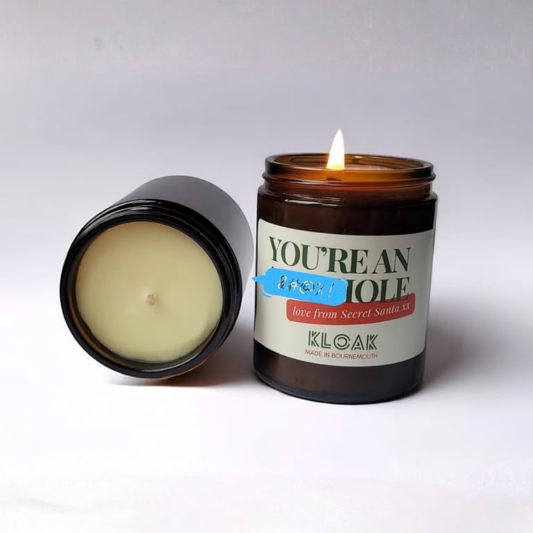 You're An A-hole Love from Secret Santa Candle