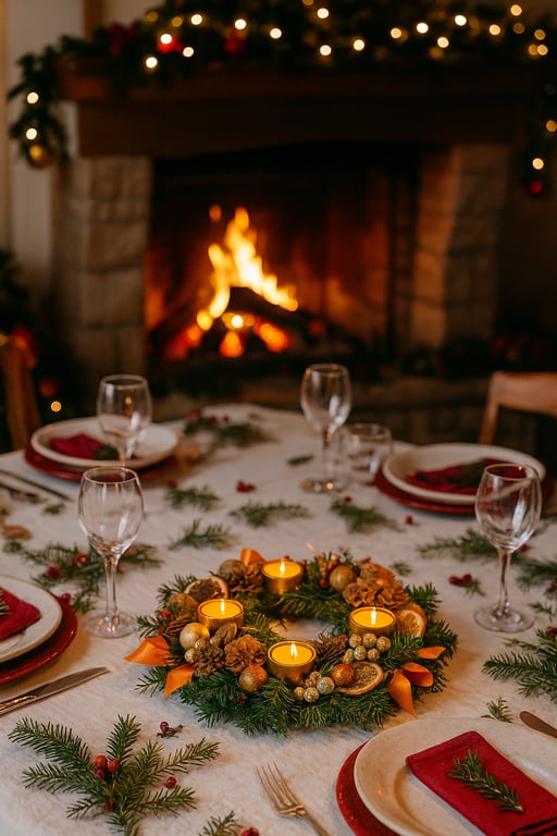 Christmas Candle table Decoration
