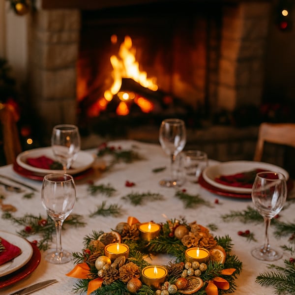 Christmas Candle table Decoration
