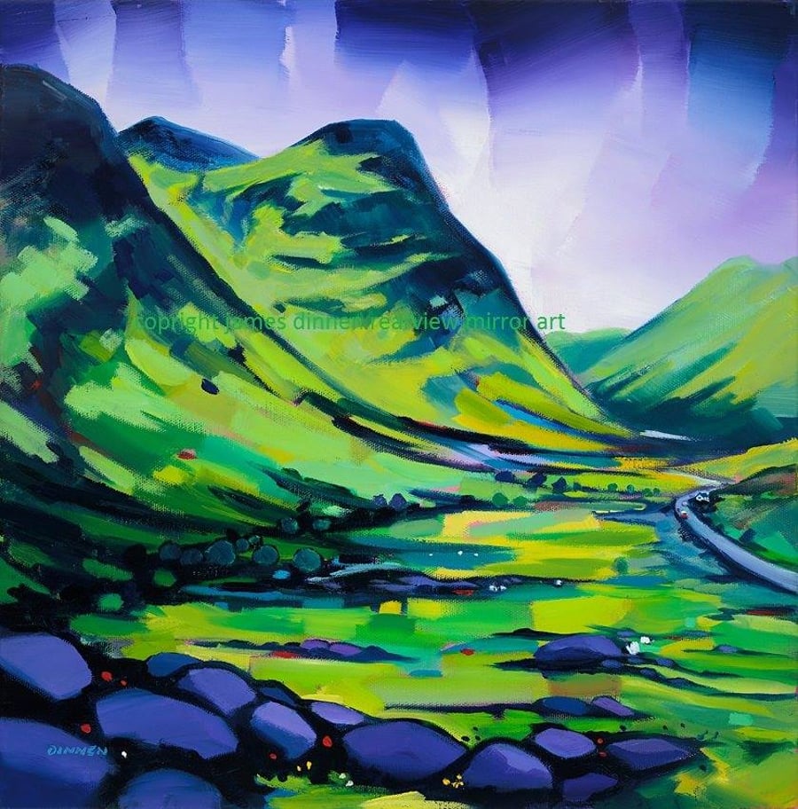 ' Glencoe' Limited edition giclee print (Free UK Postage)