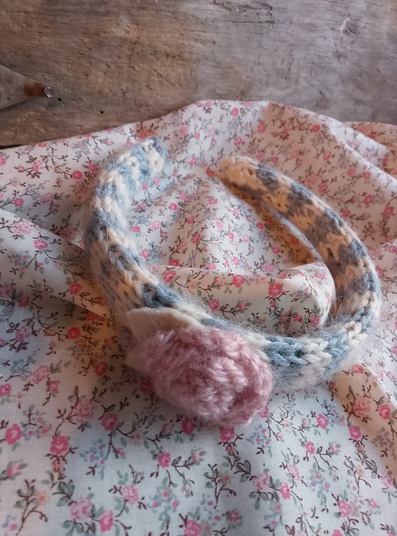 cute wool crochet hairband alice band no h18