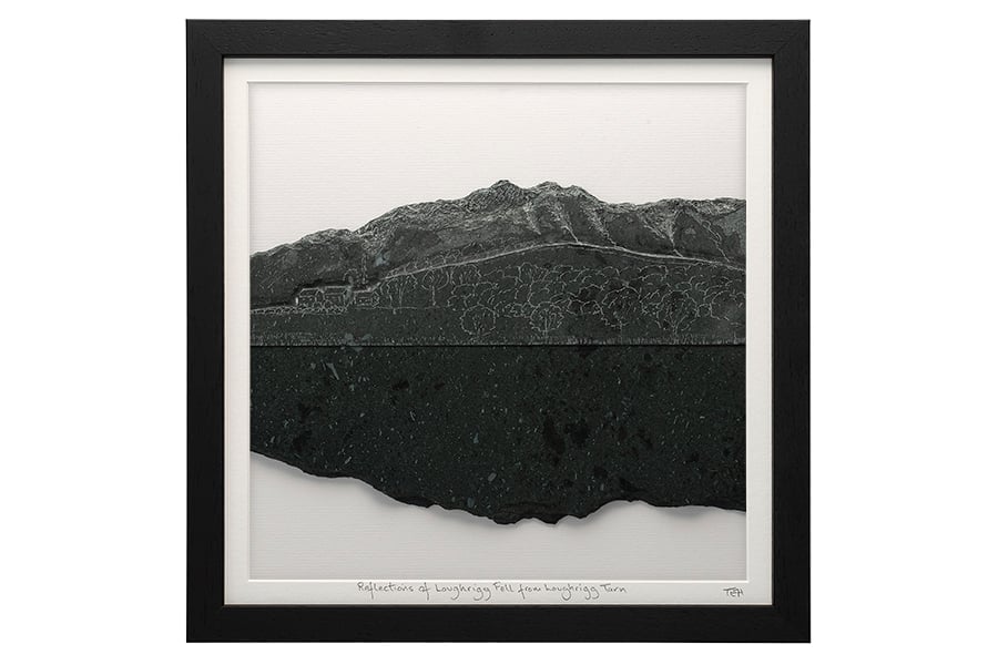 Reflections of Loughrigg Fell from Loughrigg Tarn