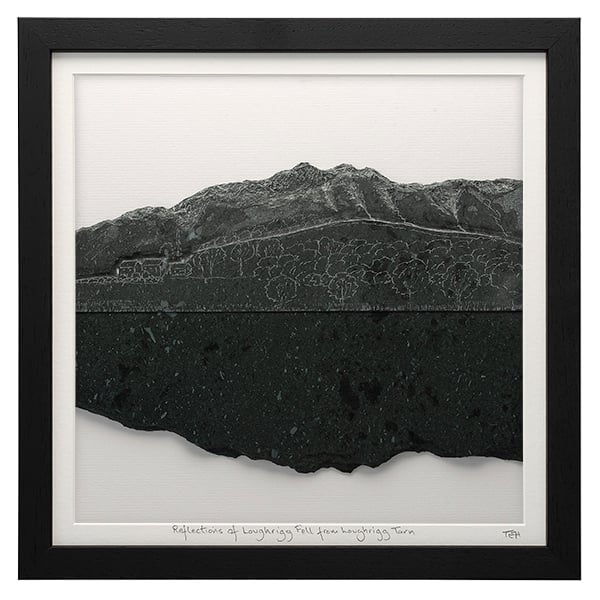 Reflections of Loughrigg Fell from Loughrigg Tarn