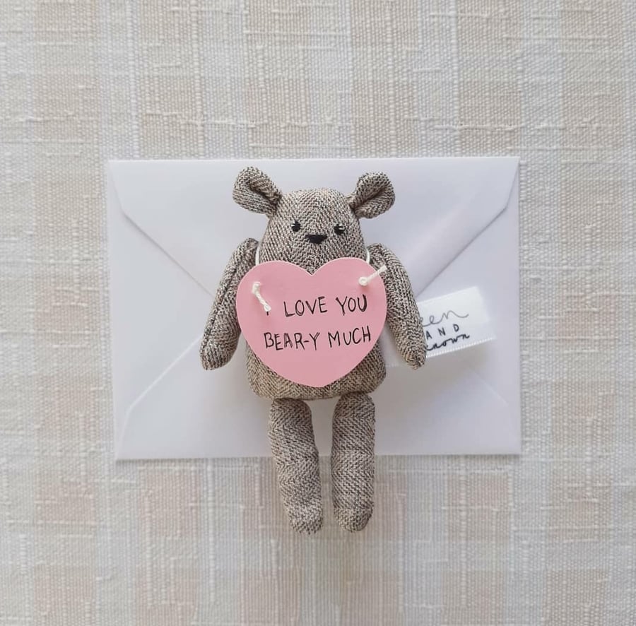 Small Pocket Bear, Valentines Day, I Love You, Gift