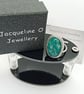 Amazonite statement Ring Sterling Silver size W - Image 1