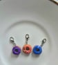Polymer clay donut stitch markers