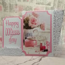 Mothers day card - dimensional and modern