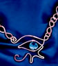 Solid Copper Eye of Horus Necklace - Gift, Birthday 
