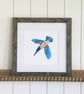 'Golden King' Framed Print 12" x 12"