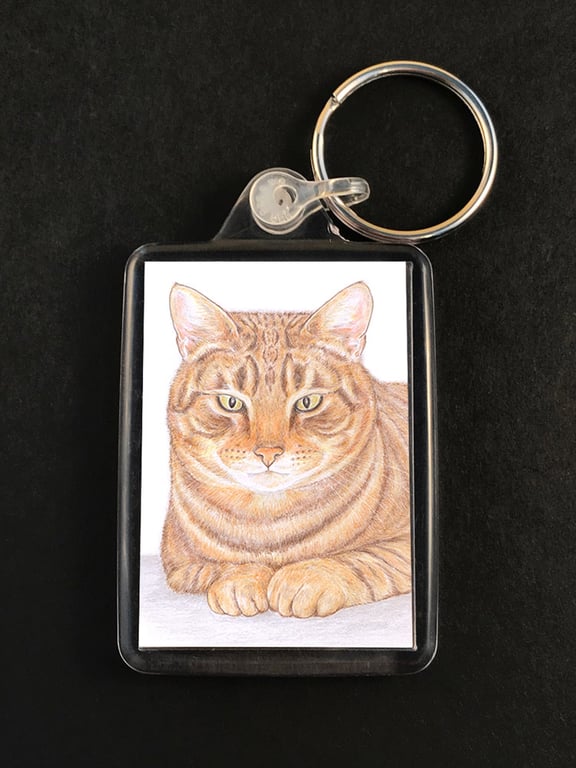 Monty the Cat - Keyring