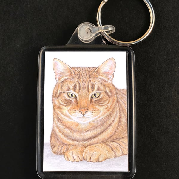 Monty the Cat - Keyring