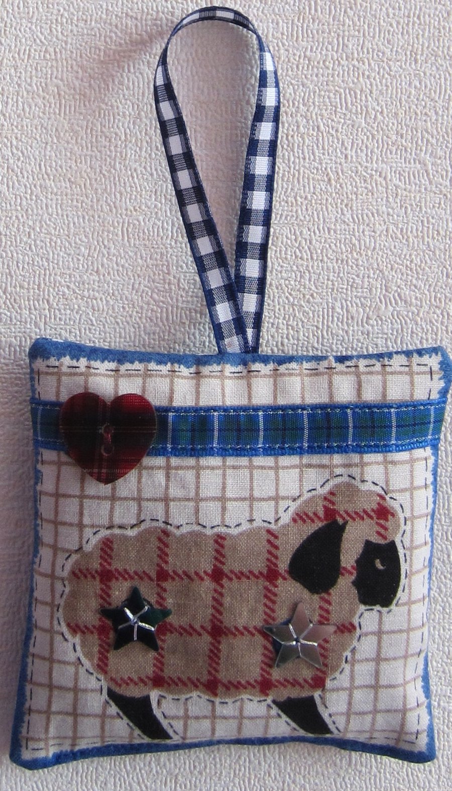 SALE Lavender Sheep Christmas Decoration