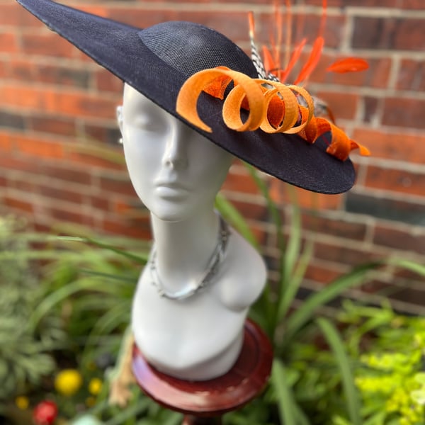 Beautiful Handmade hat, Hat for the Races, Hats for Ascot, Special Occasion Hats