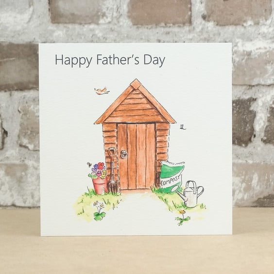 Fathers Day Card Shed