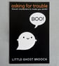 Little Ghost Kawaii Brooch or Pin for Halloween - Image 3
