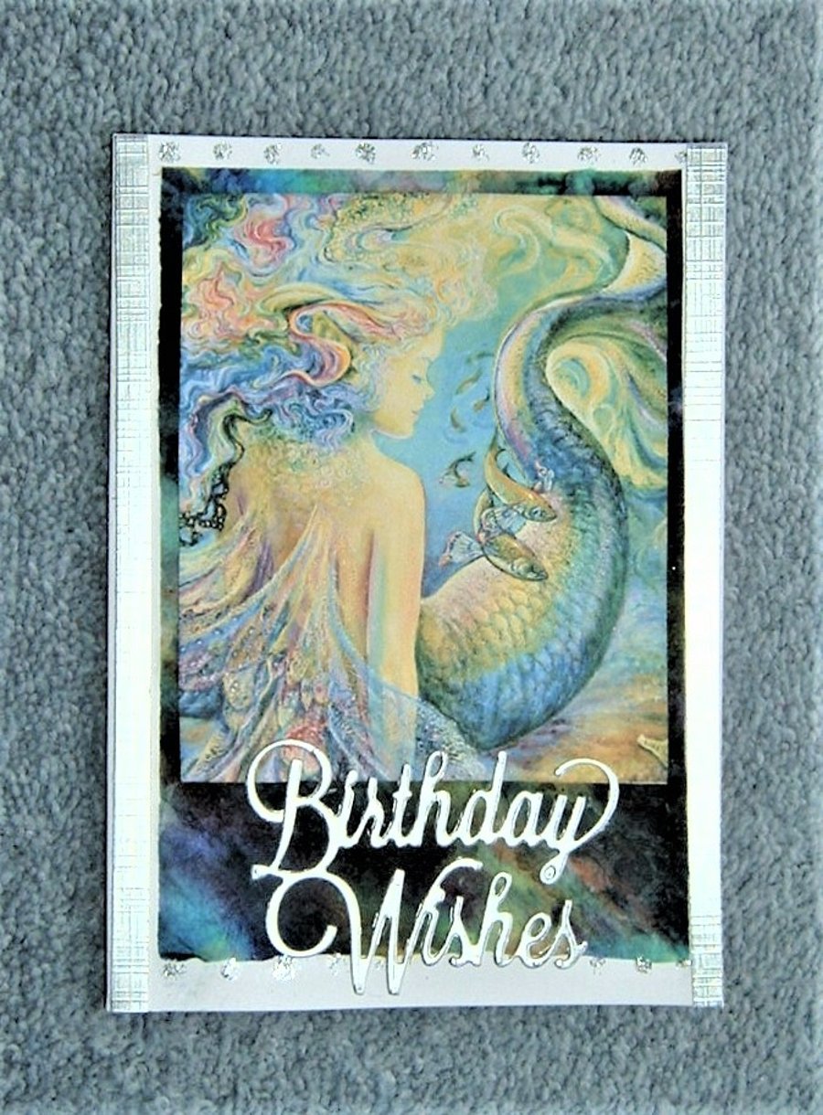 hand crafted Birthday card ( ref F 453)