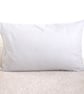 Tempur Travel Pillow Cover 16x10 SMALL Brushed Cotton Grey 16" x 10" Flannelette - Image 2