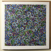 Forget me not floral art card 