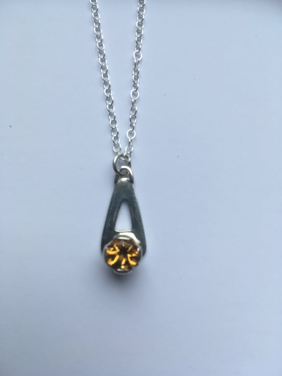 Maderira Citrine Birthstone Drop 