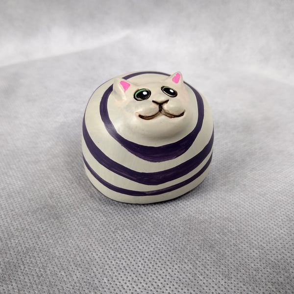 Cute Cat Mixed Media (Purple)