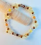 Citrine, Hematite, Agate & Crystal Bracelet, November Birthstone Jewellery Gift - Image 3
