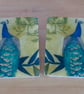 Marble 'Peacock' Coasters - Image 1
