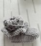 Frilly grey bootees  - Image 3
