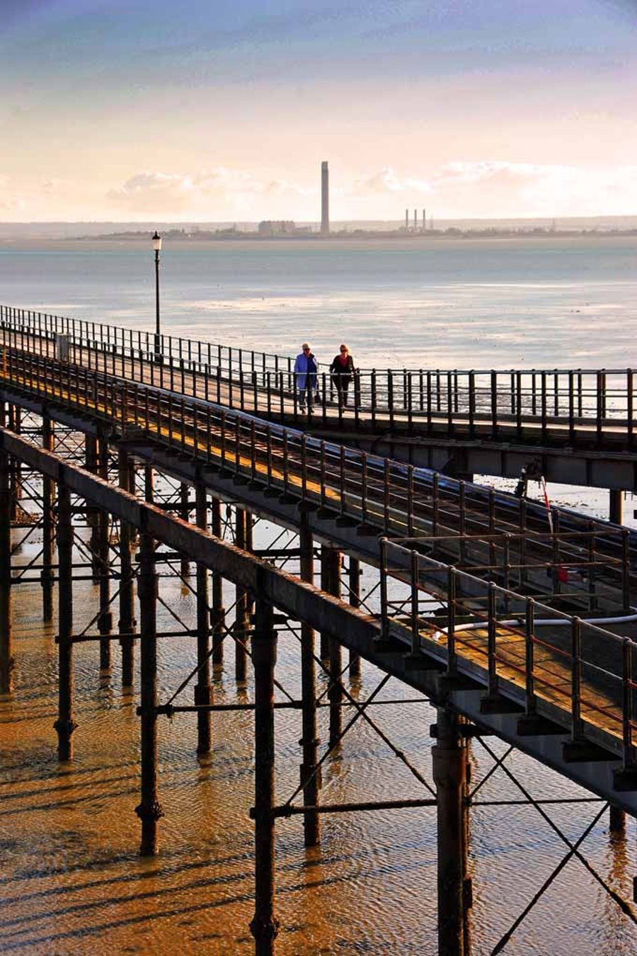 Southend on Sea Pier England Essex UK 12"x18" Print
