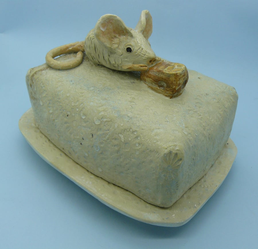 Mouse Cheese-butter Pot