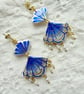 ADRIA - Seashell Coastal Pearl Statement Earrings