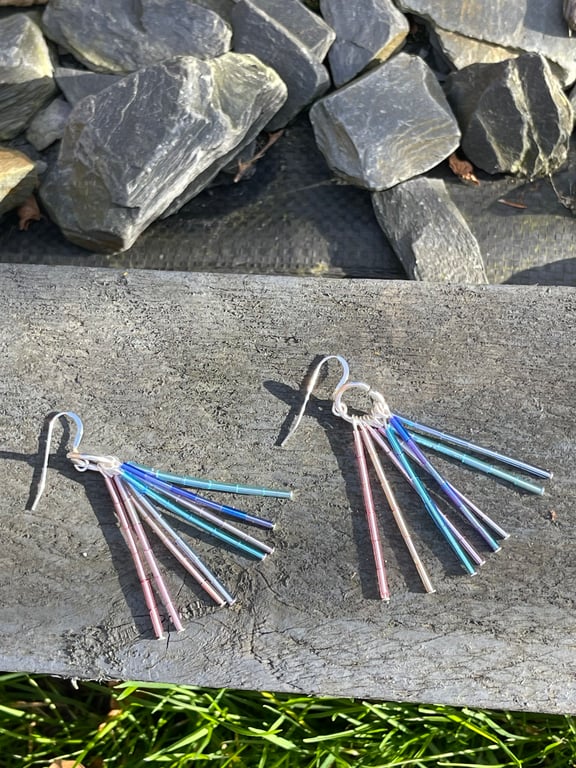 Statement Island Dangle Earrings