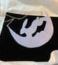 The Moon Hare – Handmade Textile Statement Necklace - Image 8