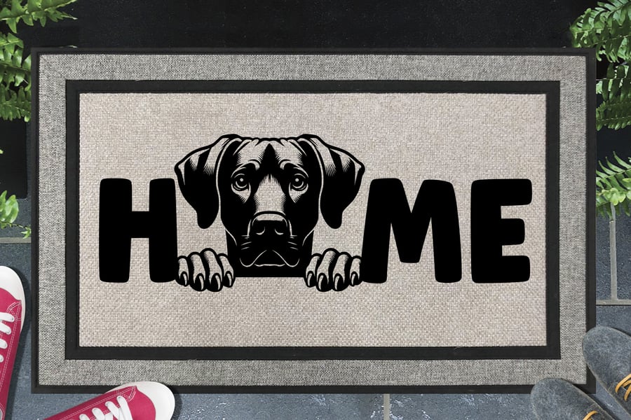 Rhodesian Ridgeback Home Door Mat - All Weather Doormat - 45x70cm 