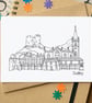 Dudley Skyline Greetings Card
