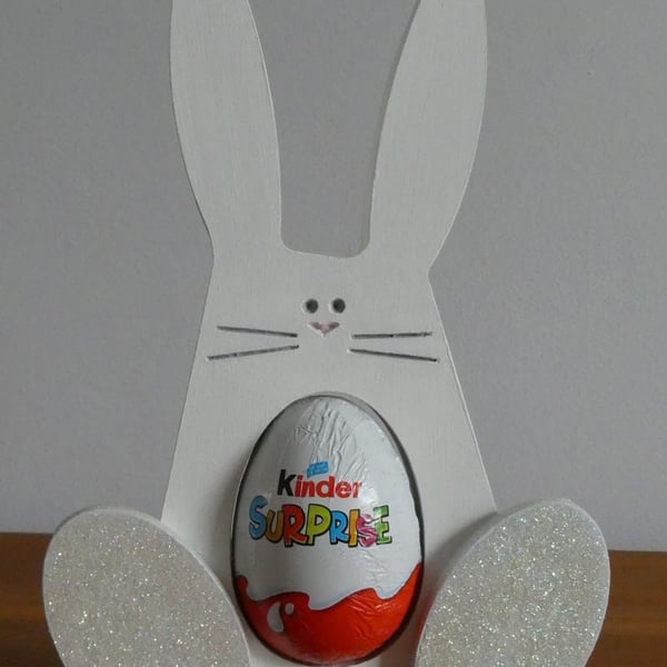 Sale  - Easter Egg Holder - Bunny With Blue Feet