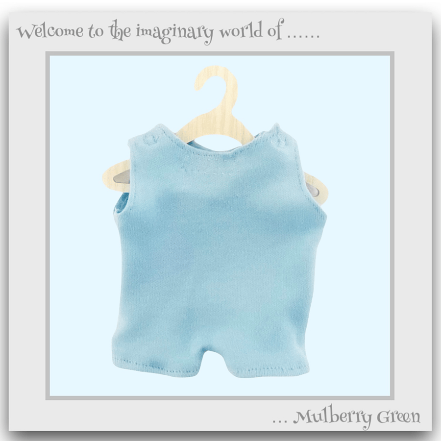 Powder Blue Leotard to fit the Mulberry Green Dolls