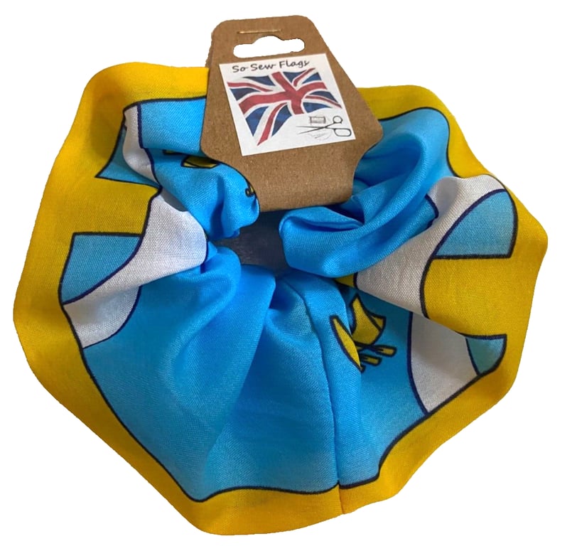 Isle Of Skye Flag Hair Scrunchie Scrunchies Accessory Band Elastic